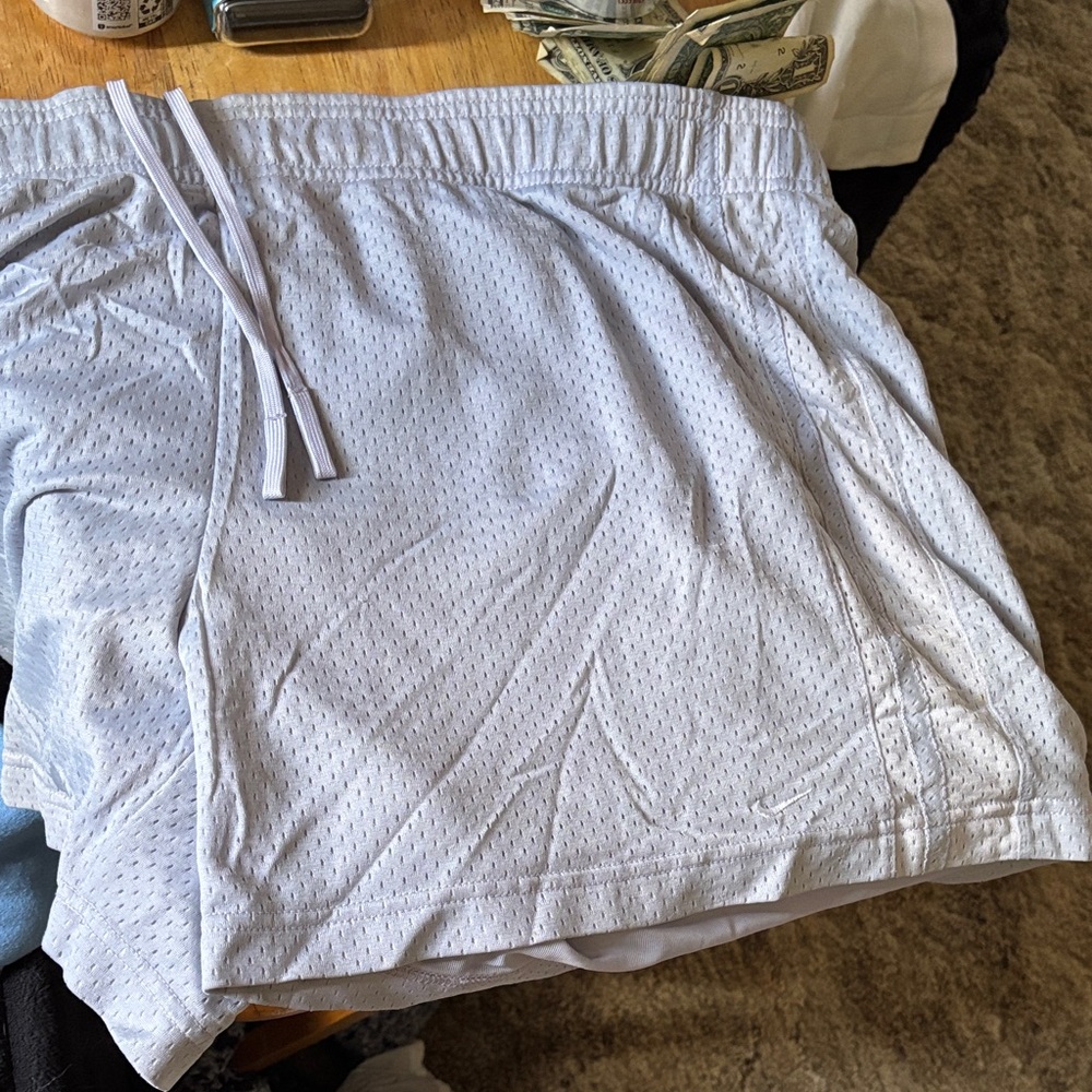 Nike Light Gray Mesh Shorts